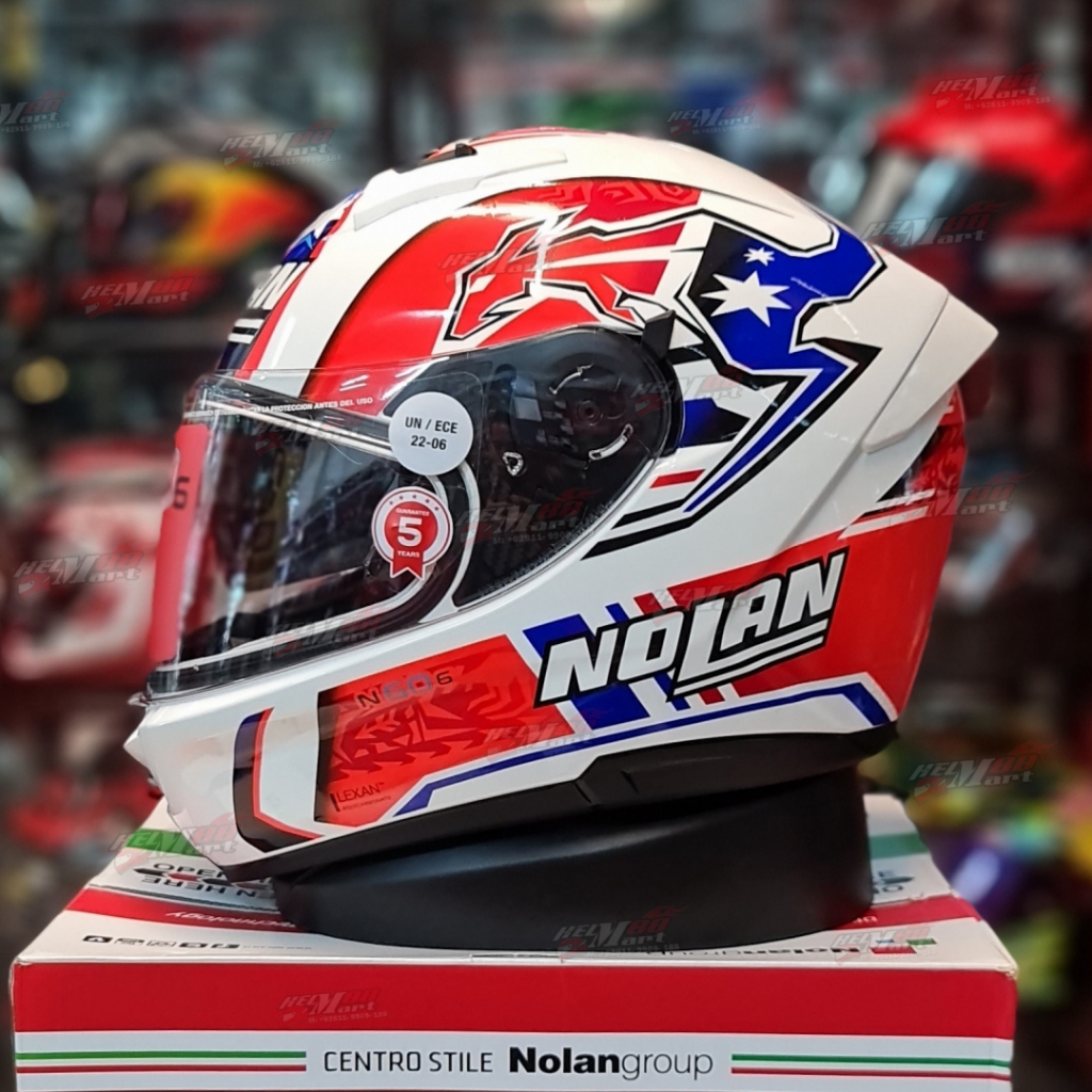 Nolan N60.6 Casey Stoner (Bonus Pinlock) - Helm Nolan N60-6 Gemini Rep. 050 N606