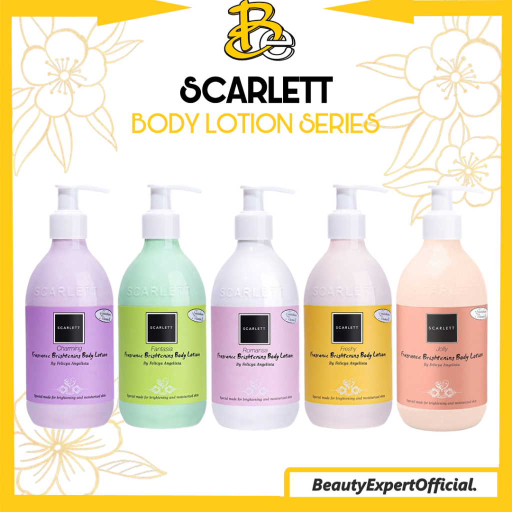 ⭐️ Beauty Expert ⭐️ Scarlett Whitening Body Lotion | Brightening Body Romansa | Jolly | Fantasia Scarlett