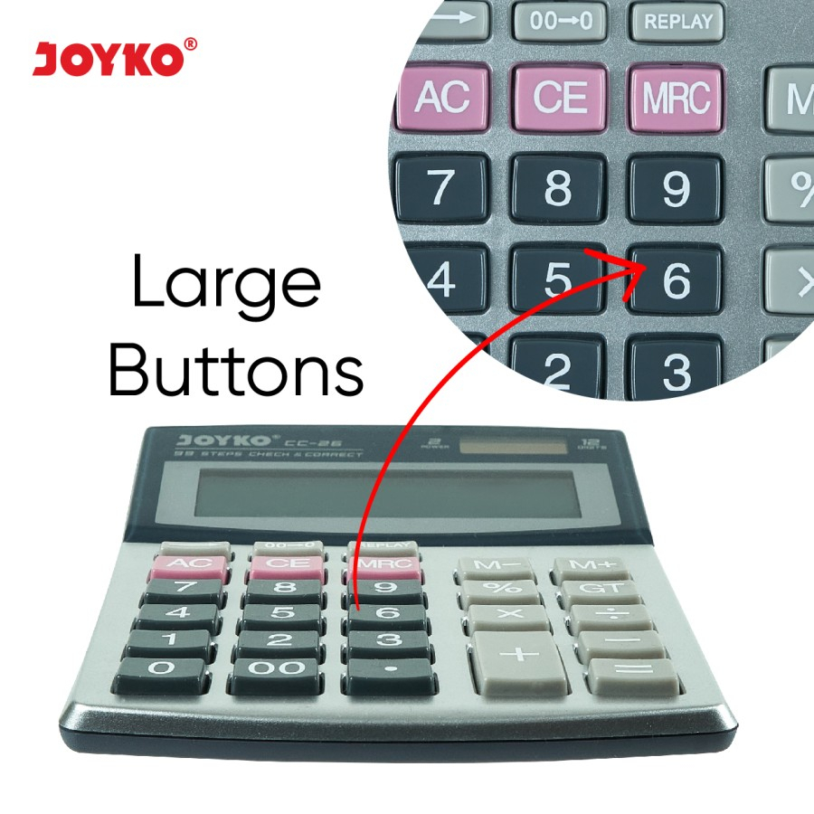 Kalkulator - Joyko Calculator CC-26 12 Digits