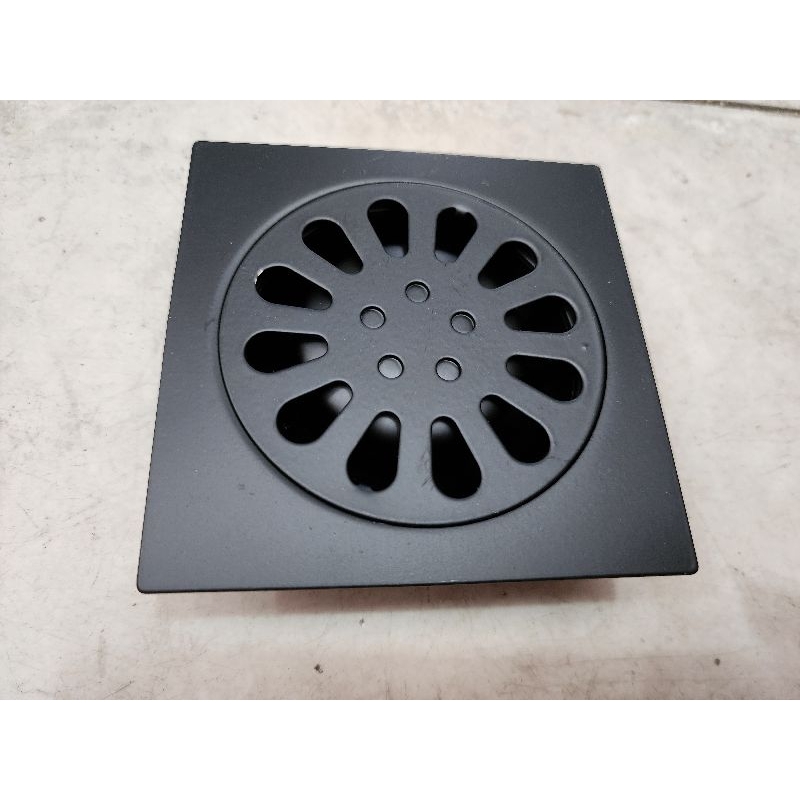 floor drain / saringan got stainless hitam black