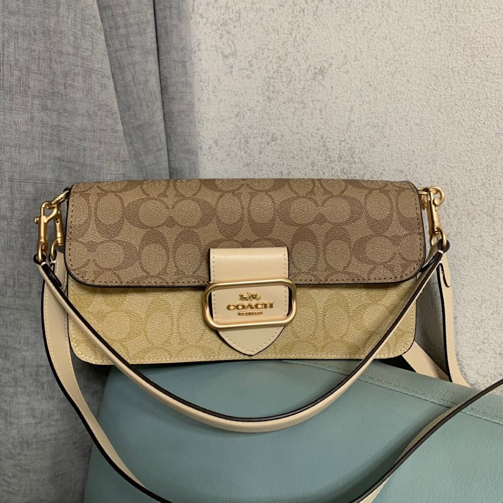 CH184 CF475 CE693 CF474 CH150 CF488 CH167 coach Morgan Crossbody In Colorblock Signature Canvas