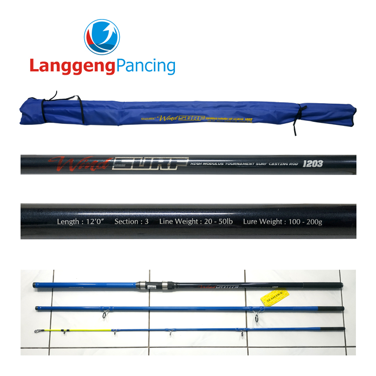 Joran Pancing Laut Seahawk Wind Surf 360 390 450 495 Pack PVC / pipa paralon