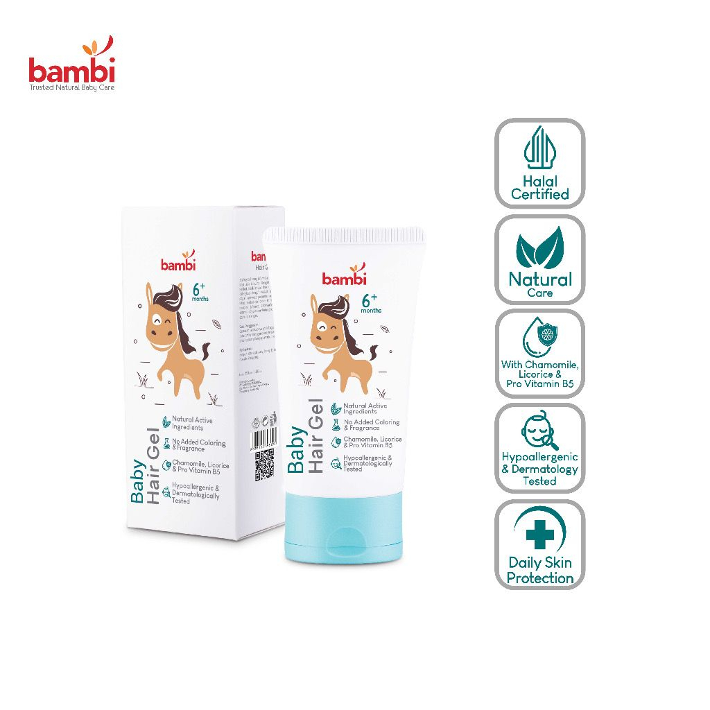 Bambi - Baby Hair Gel - Gel Rambut Bayi - Pomade Anak