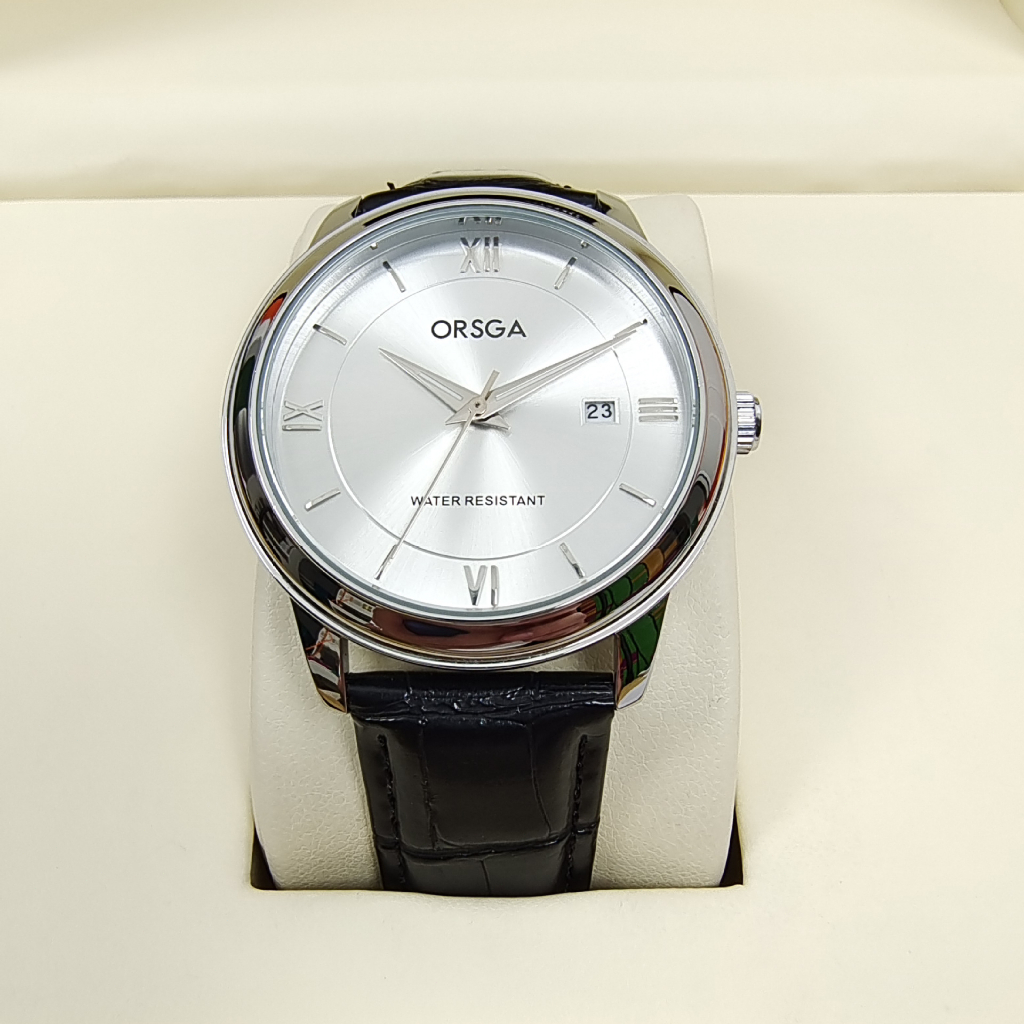 ORSGA 8819 Jam Tangan Pria Luxury Kulit Quartz Original Tahan Air Watch