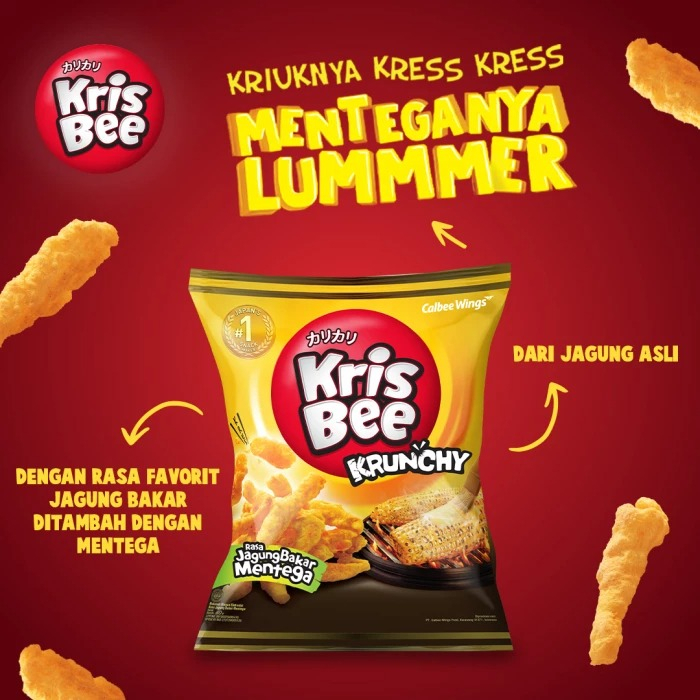 SNACK KRIS BEE RASA JAGUNG BAKAR MENTEGA 40g