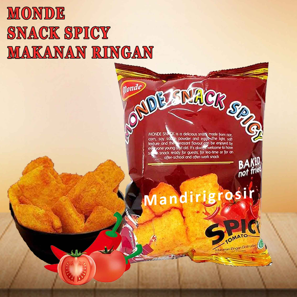 

MAKANAN RINGAN* MONDE SNACK* SPICY TOMATO* 60g