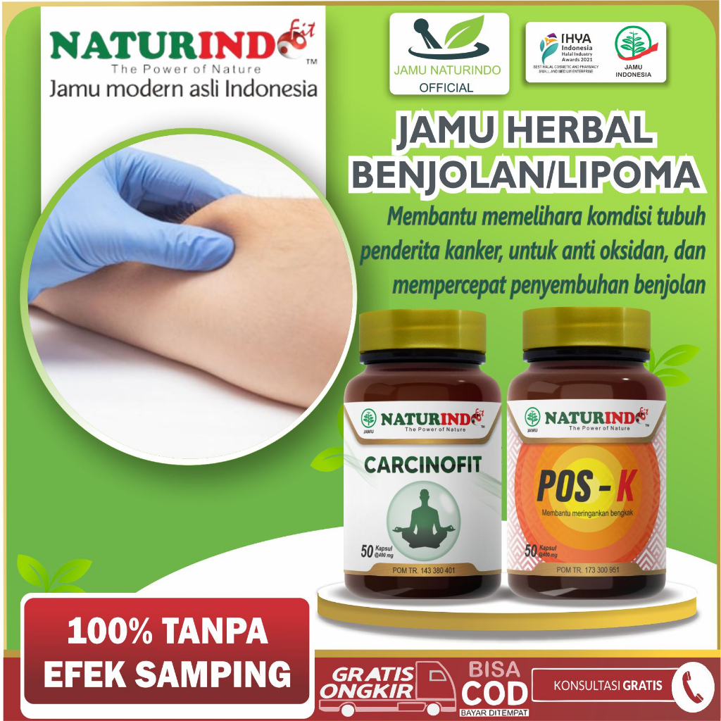 OBAT BENJOLAN GONDOK HIPERTIROID LIPOMA LIMFOMA POS K Carcinofit