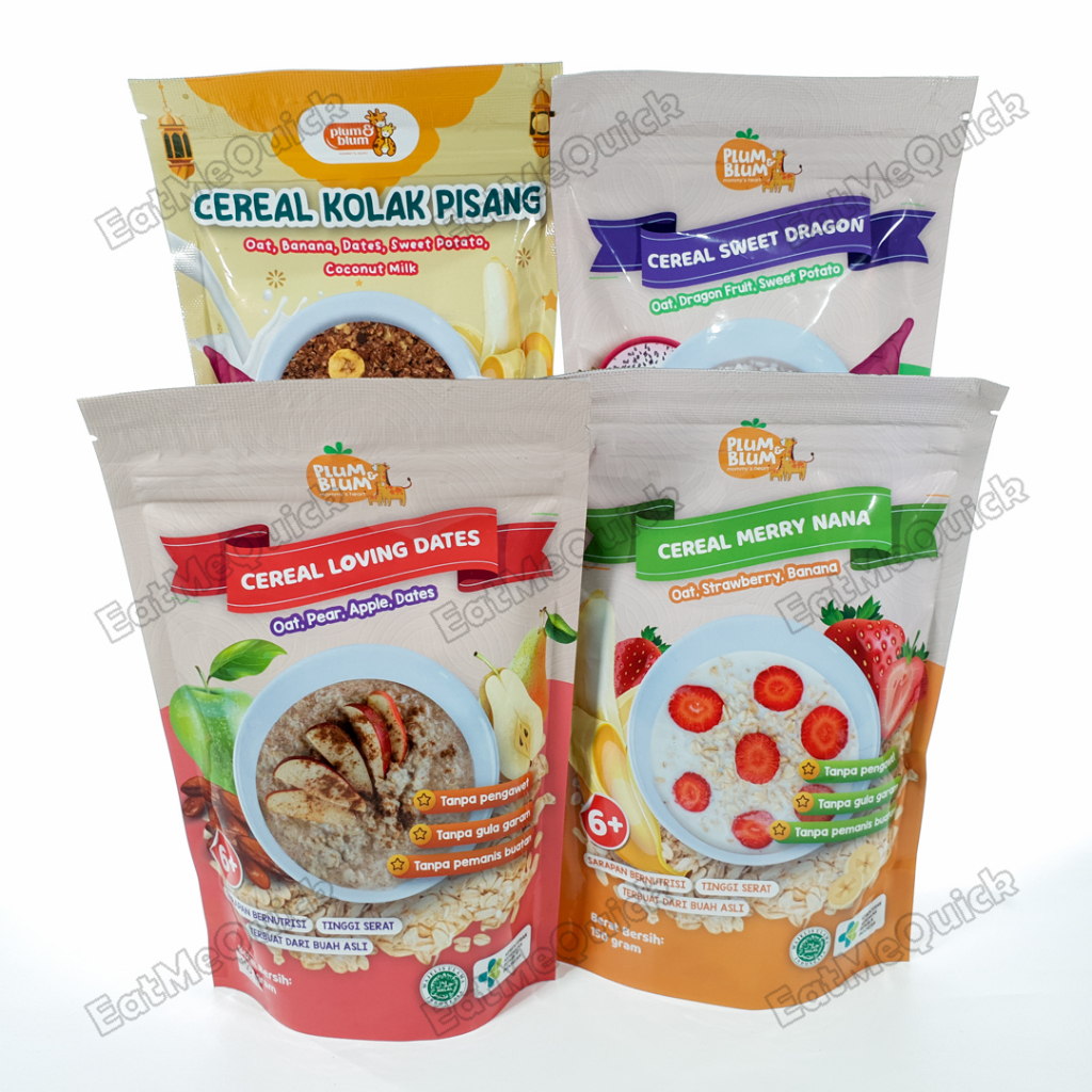 Plum And Blum Cereal Buah Mpasi Sereal Anak Bayi