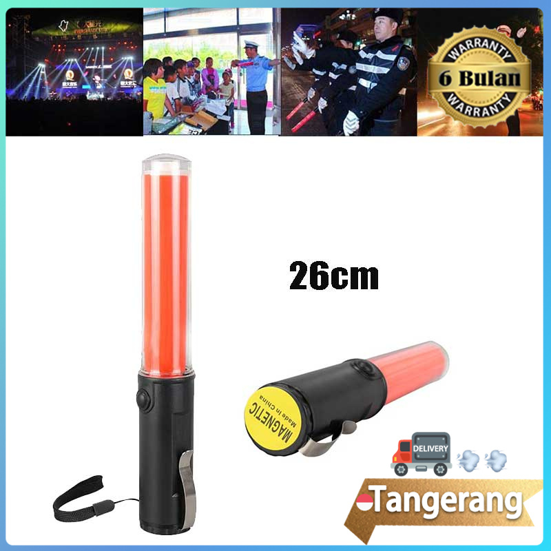 Stik Lalin 26cm / Tongkat Lampu Lalin Lalu Lintas Senter Parkir