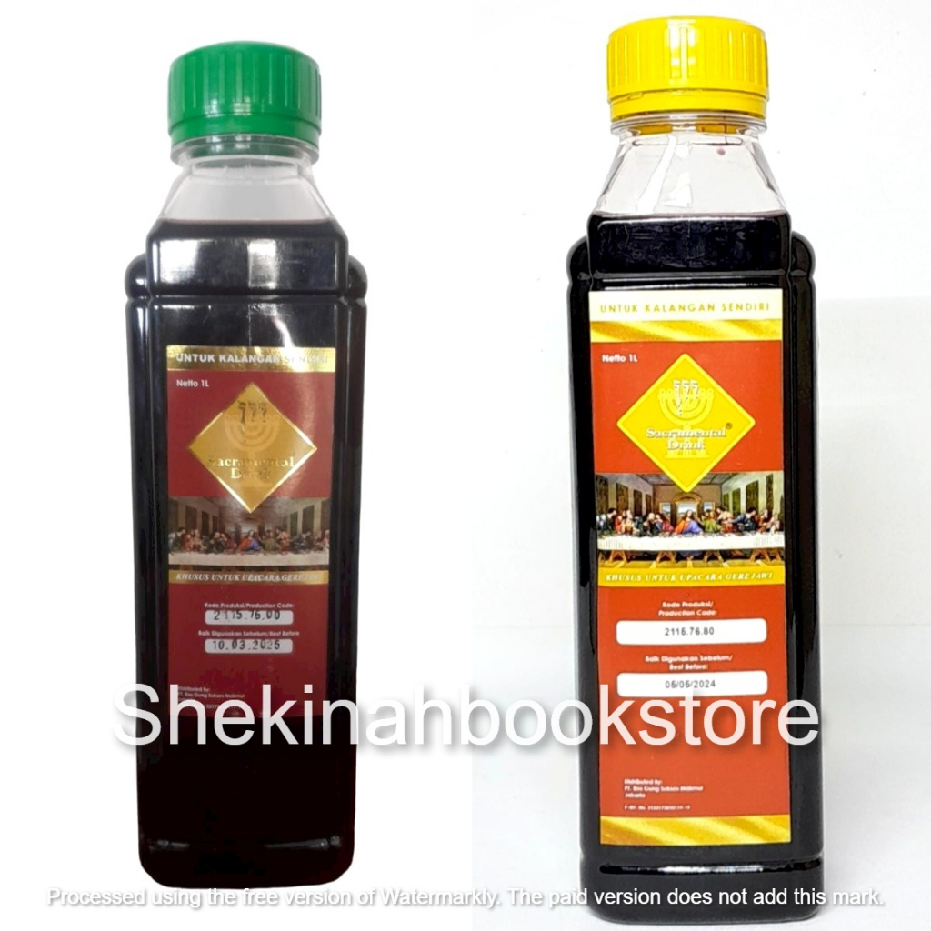 

ANGGUR PERJAMUAN BOTOL RG isii 1LITER
