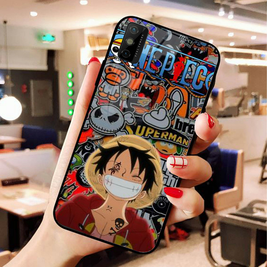 Softcase Kaca Glass [CG325] Tecno Spark 6 Go Tecno Spark Go - Case Hp Tecno Pop 5 Pro - Kesing Baru 