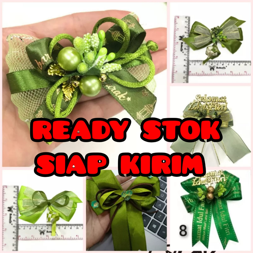 1 BUAH - PITA SATIN SIAP PAKAI | HAMPERS | PITA IDUL FITRI LEBARAN