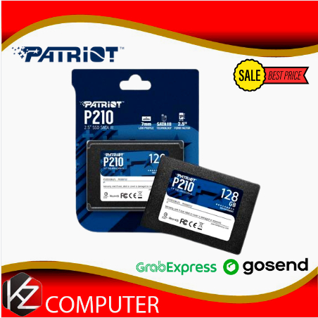 SSD PATRIOT P210 128GB 2.5 SATA3 / SSD 128GB / SSD By GMS