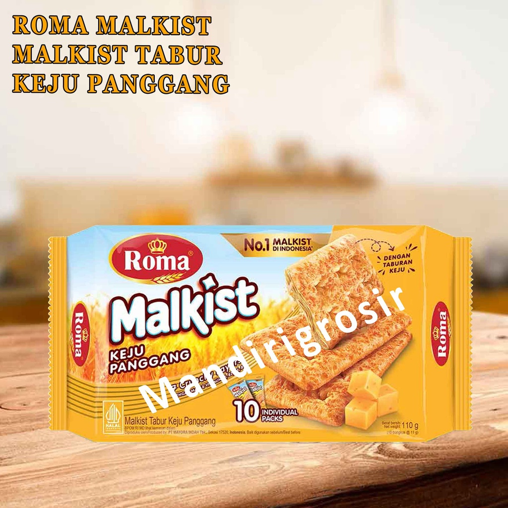 

Roma Crackers Malkist Keju Panggang 110gr