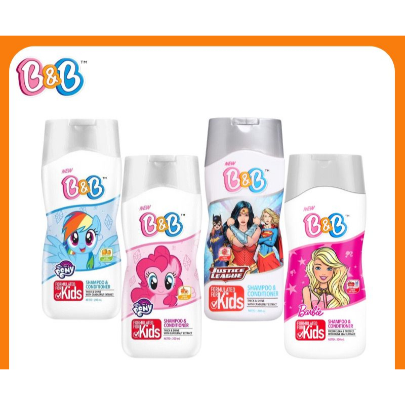 B&amp;B Kids Shampoo &amp; Conditioner 200ml