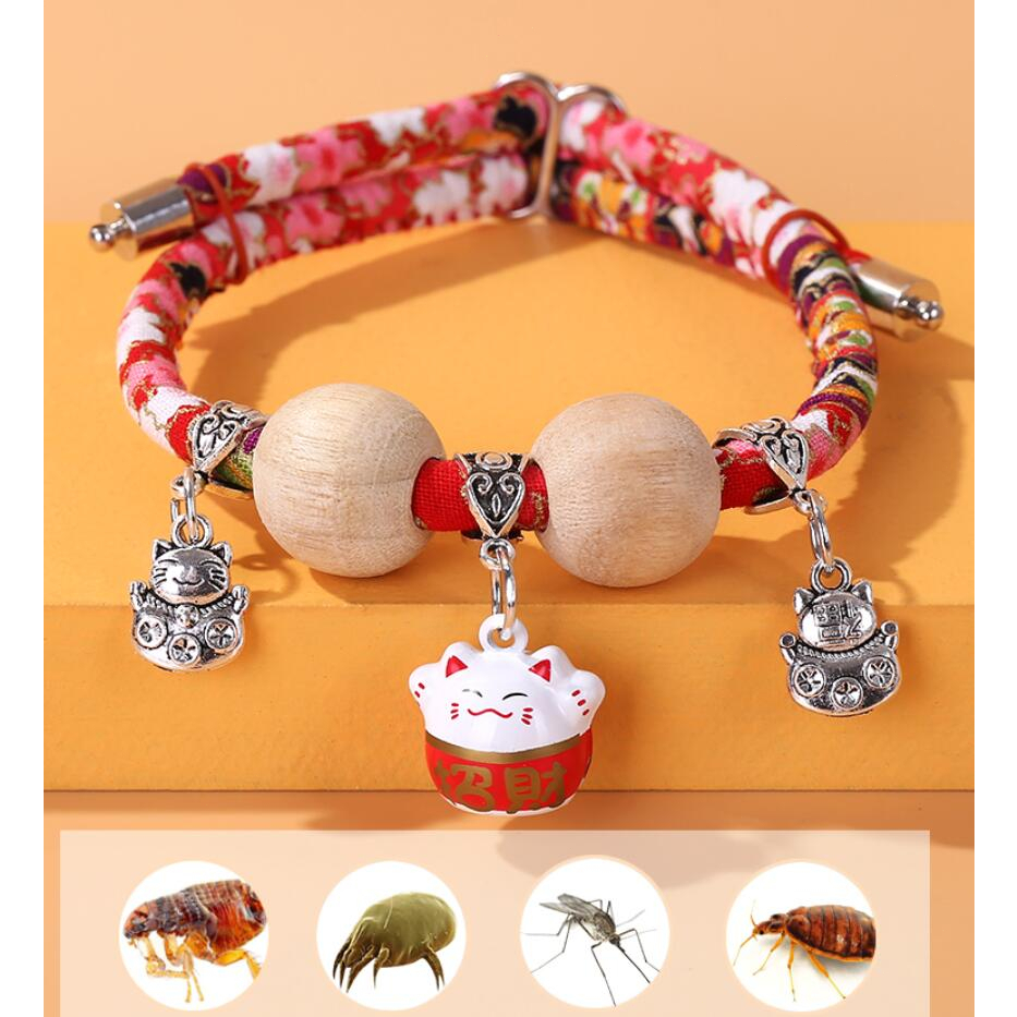 Hugopet Kucing Kalung Anti Kutu Dan Serangga Gaya Pest Control Collar Natural Kalung Kutu Anti Fleas Ticks Anjing Kucing