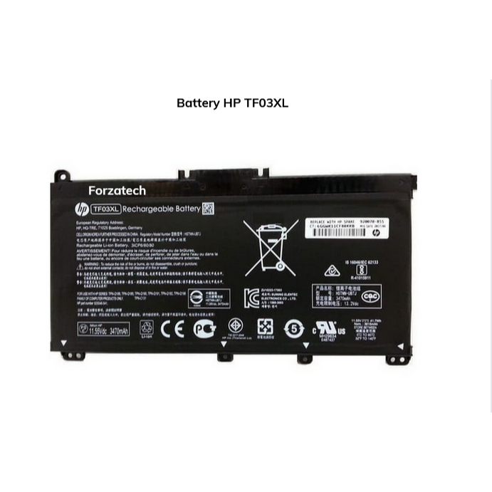 Baterai HP 14-DQ0010DS 14-DQ0011DS 14-DQ0011DX 920070-855 920046-421 TF03XL New Bergaransi