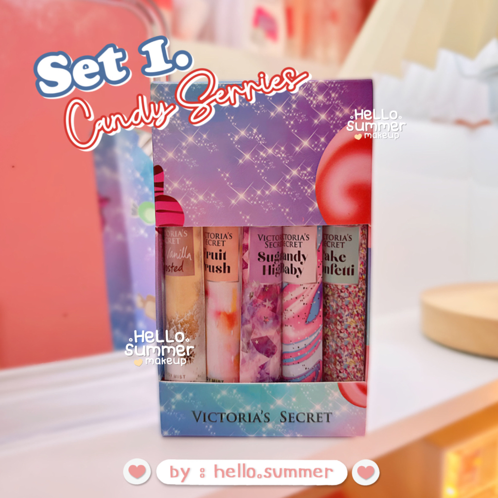 BBW &amp; VS Gift Set Body Mist Parfume 10ml 5in1