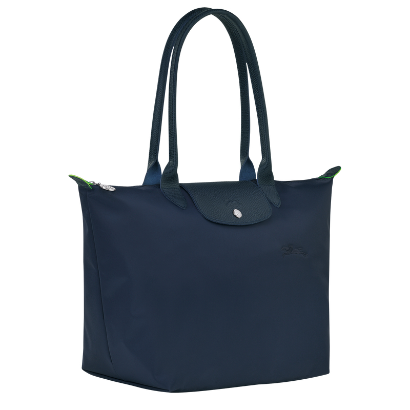 Lonchmp Le Pliage Green Large Long Handle Tote Bag Navy (31x30x19)