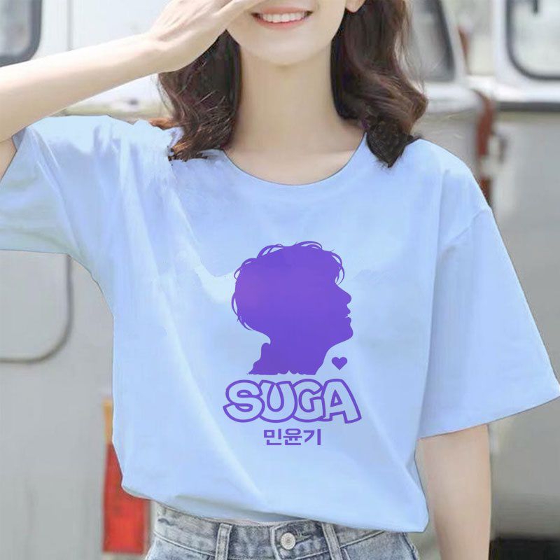 Baju kaos bts suga oversize Baju kaos atasan wanita Baju bts army bts colection