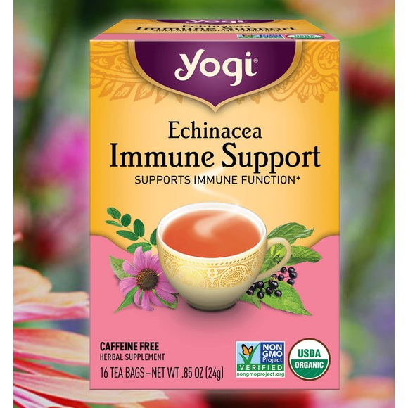 

YOGI Echinacea Immune Support 16 Tea Bags SUPPORTS IMMUNE FUNCTION*