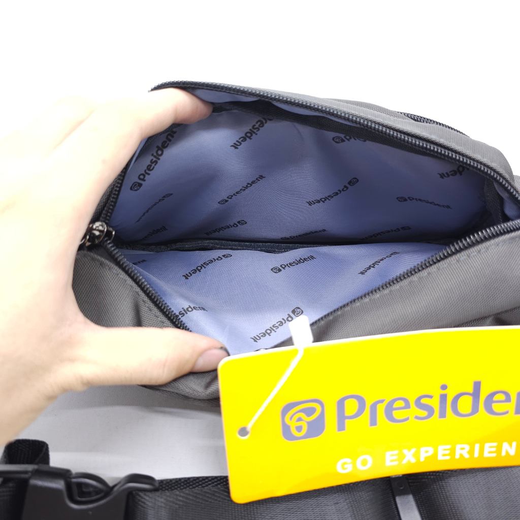 TAS PINGGANG PRESIDENT ORIGINAL GARANSI 2 TAHUN IMPORT BARU / WAIST BAG PRESIDENT PREMIUM ORIGINAL GARANSI RESMI / TAS SELEMPANG PRESIDENT IMPORT ORIGINAL MURAH / TAS PINGGANG PRESIDENT KAIN KANVAS PREMIUM BARU / TAS PINGGANG FASHIONABLE PREMIUM GARANSI