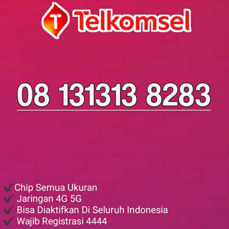 NOMOR CANTIK SIMPATI TRIPLE 131313