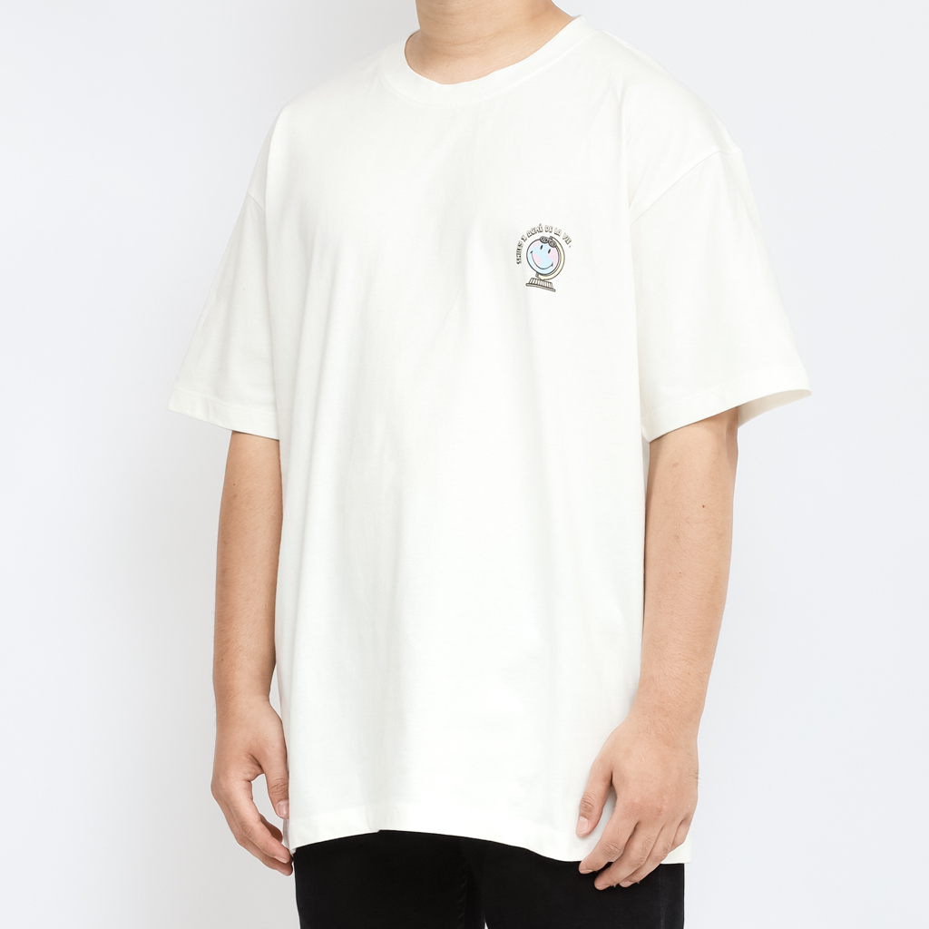 ADLV. Smile Globe Tee White