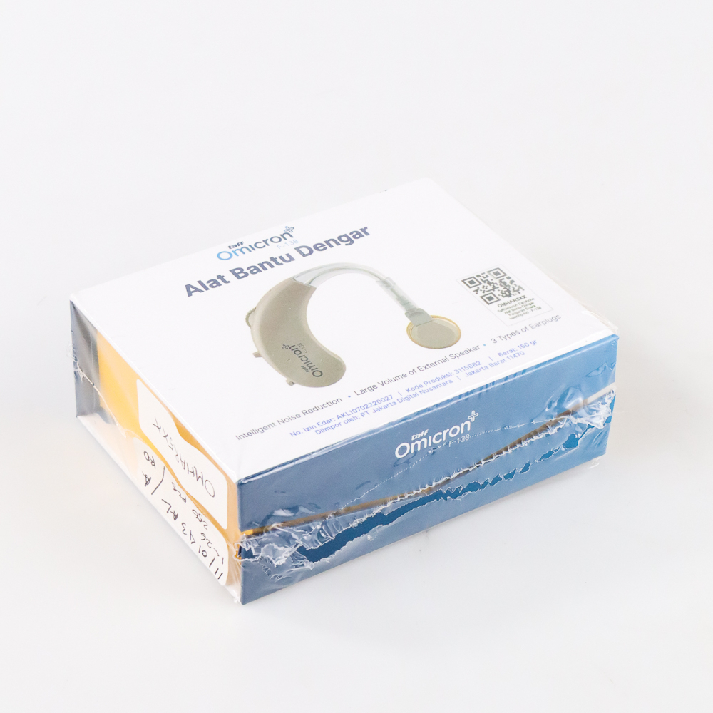 TaffOmicron Earphone Alat Bantu Dengar Pengeras Suara Hearing Aid - F-138
