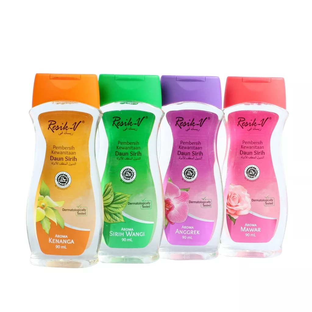 ⭐BAGUS⭐ RESIK-V Pembersih Kewanitaan Daun Sirih 60ml 90mml 125ml | Anggrek Kenanga Mawar Sirih Wangi | Godokan Sirih