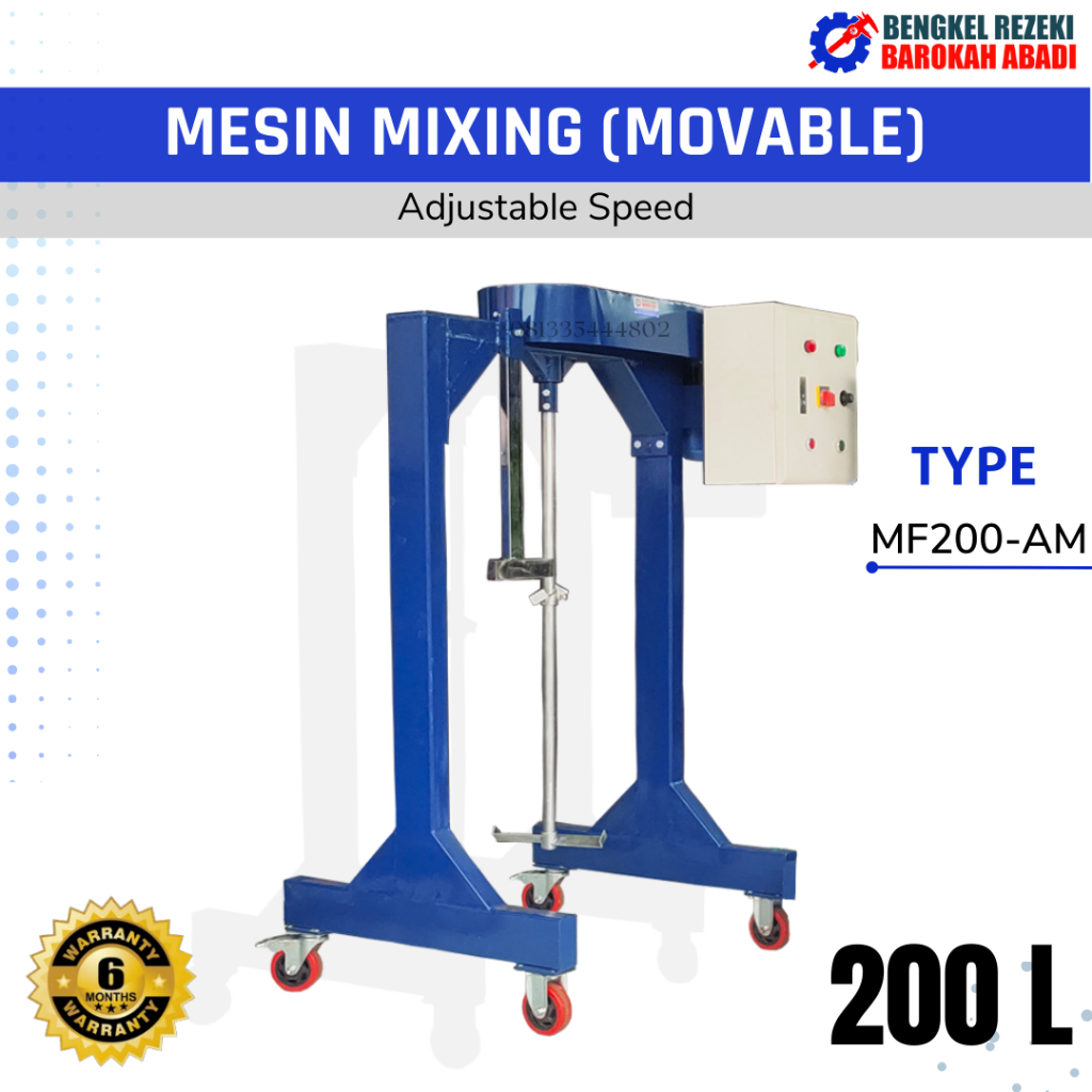 Mesin Mixing Homogenizer Liquid Vapor Detergen Pupuk Cair Kapasitas 200 Liter