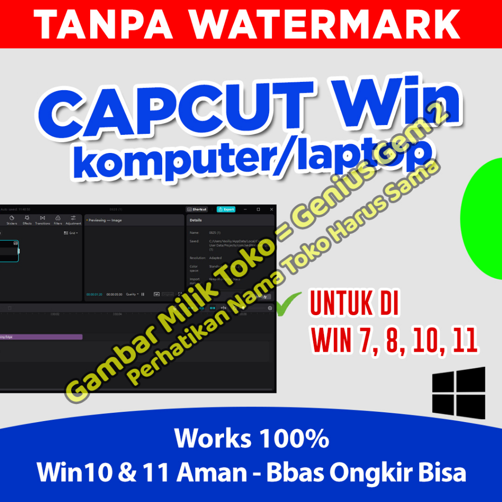 Cap Cut Capcut WIN Komputer
