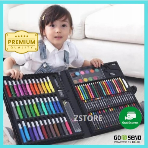 

Oil Pastel Crayon 150 Macam Warna Set Koper 150 in 1 / Crayon Premium Pensil Warna Art Sizes - 150 pcs