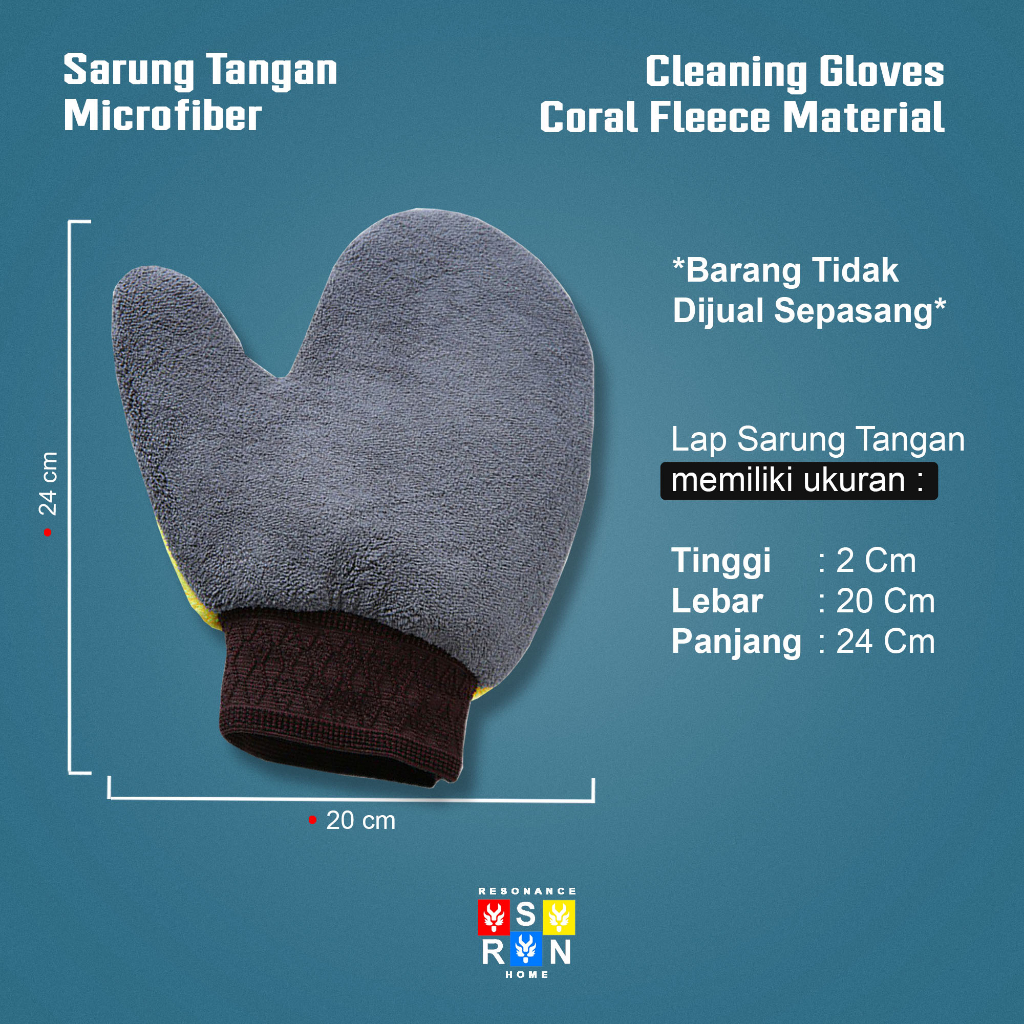 Sarung Tangan Microfiber / Cleaning Gloves Resonance Home