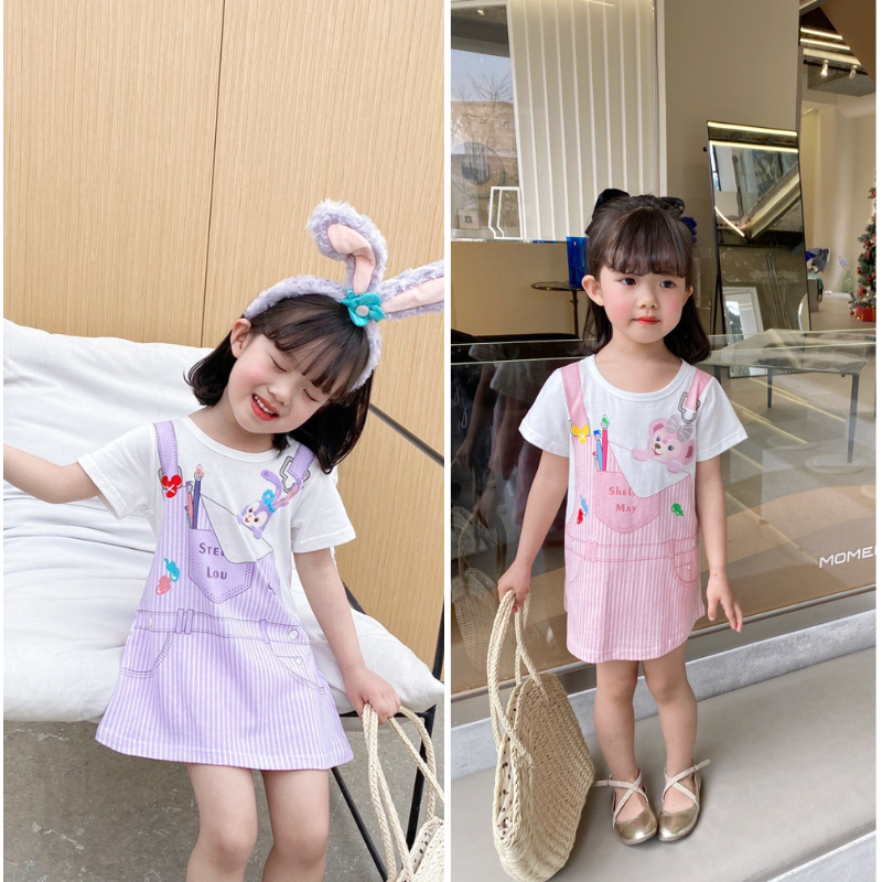 1-9 Tahun | Princess Arisha / Dress High Grade Korean Style Dres Anak Perempuan Dres Anak Kualitas Import Babycinnamon