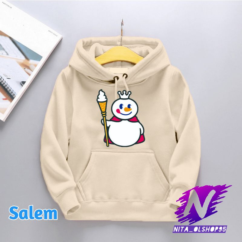 jaket hoodie swetaer anak mixue hoodie anak 2-12tahun