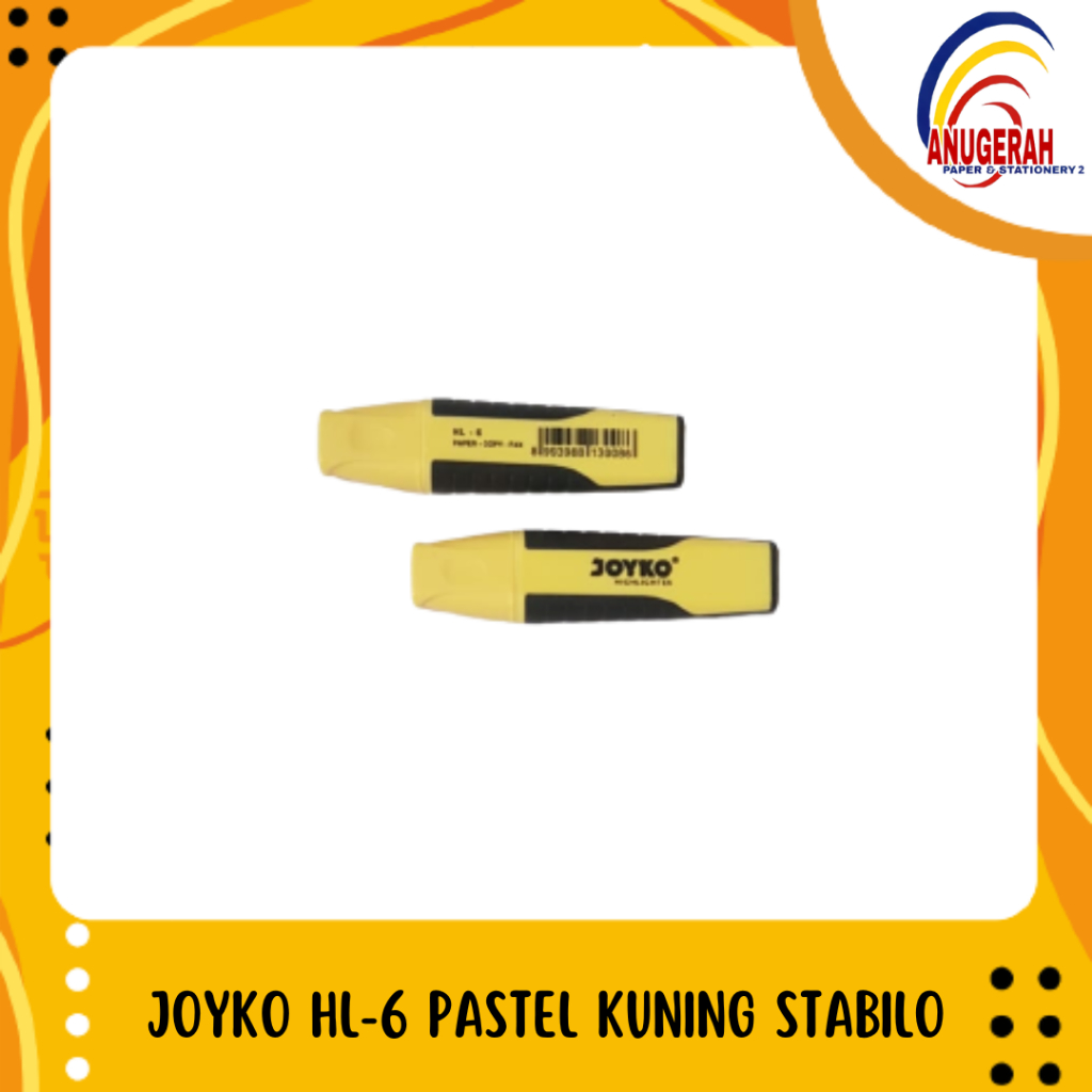 

JOYKO HL-6 PASTEL KUNING STABILO (PCS)
