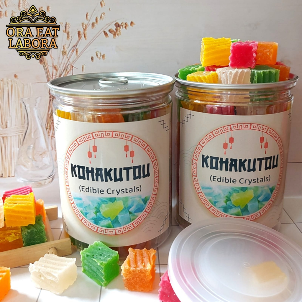 

Can Kohakutou 430gr Hampers Edible Crystal Candy Kohakuto Kualitas Premium - Ora Eat Labora