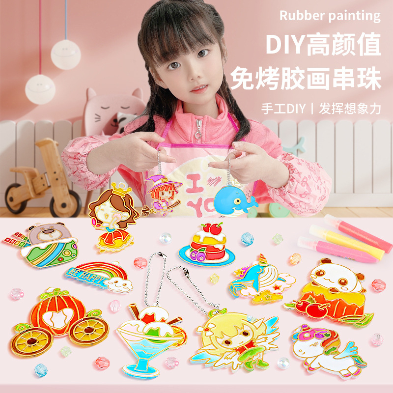 TweedyToys - DIY Diamond Gel / DIY Crystal Pendant / Mainan Edukasi Kreatifitas Anak Meronce Gantungan