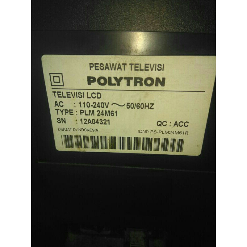 mesin/mb polytron PLM 24M61