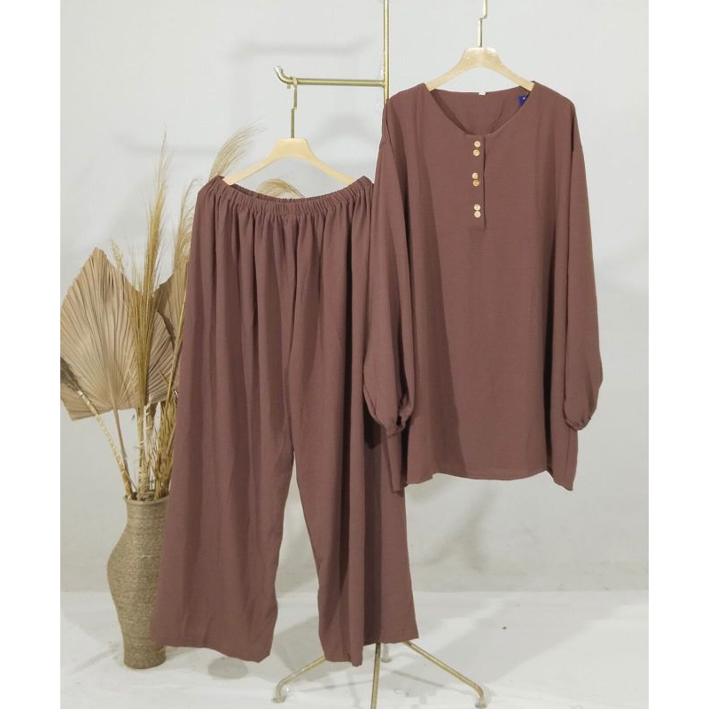 Setelan Oblong Wanita Besar LD 150 7L / 120 3L Setelan  wanita plus size / Setelan Oblong kekinian /
