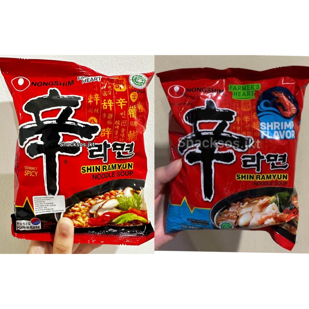 

NONGSHIM SHIN RAMYUN Spicy Mushroom / Shrimp Flavor HALAL