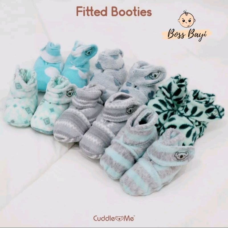 CUDDLE ME - FITTED BOOTIES / Sepatu Kain Bayi / Pelindung Kaki Bayi