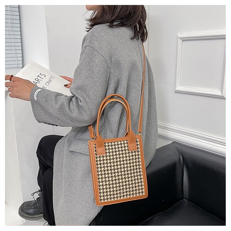HOUNDSTOOTH KOREAN BAG / TOTE BAG / HAND BAG / SLING BAG