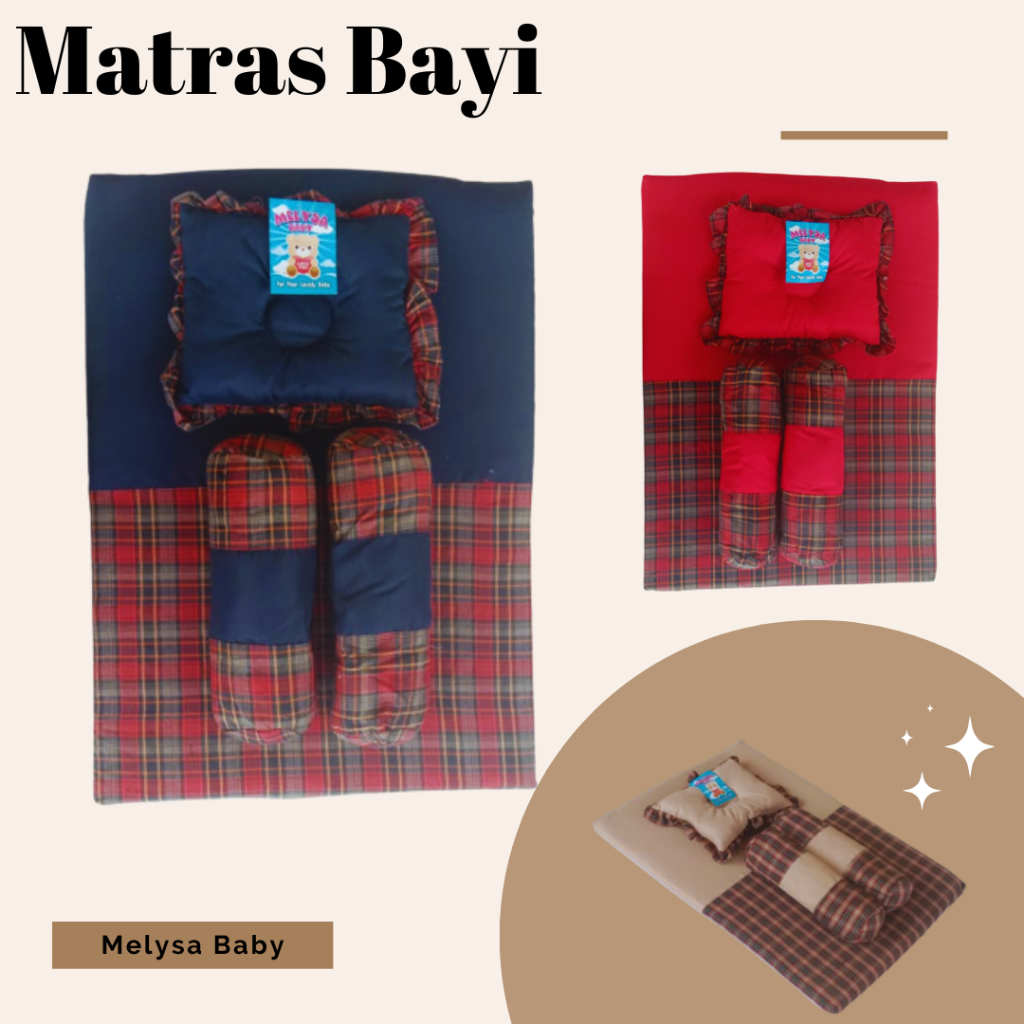 KASUR MATRAS BAYI  SET BANTAL GULING