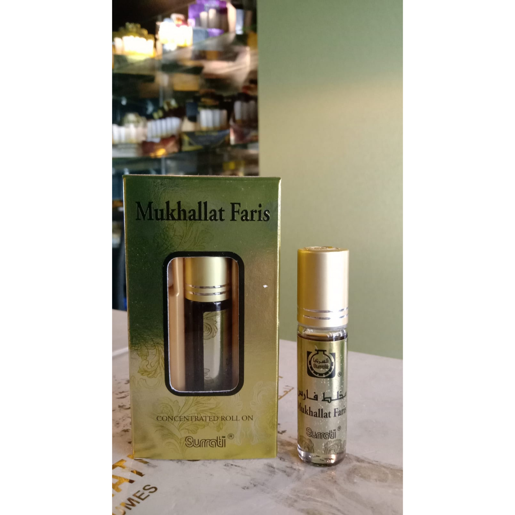 Parfum MUKHALAT FARIS 6ml Roll On | Parfum Surrati | Surrati Perfumes | Bibit Minyak Wangi