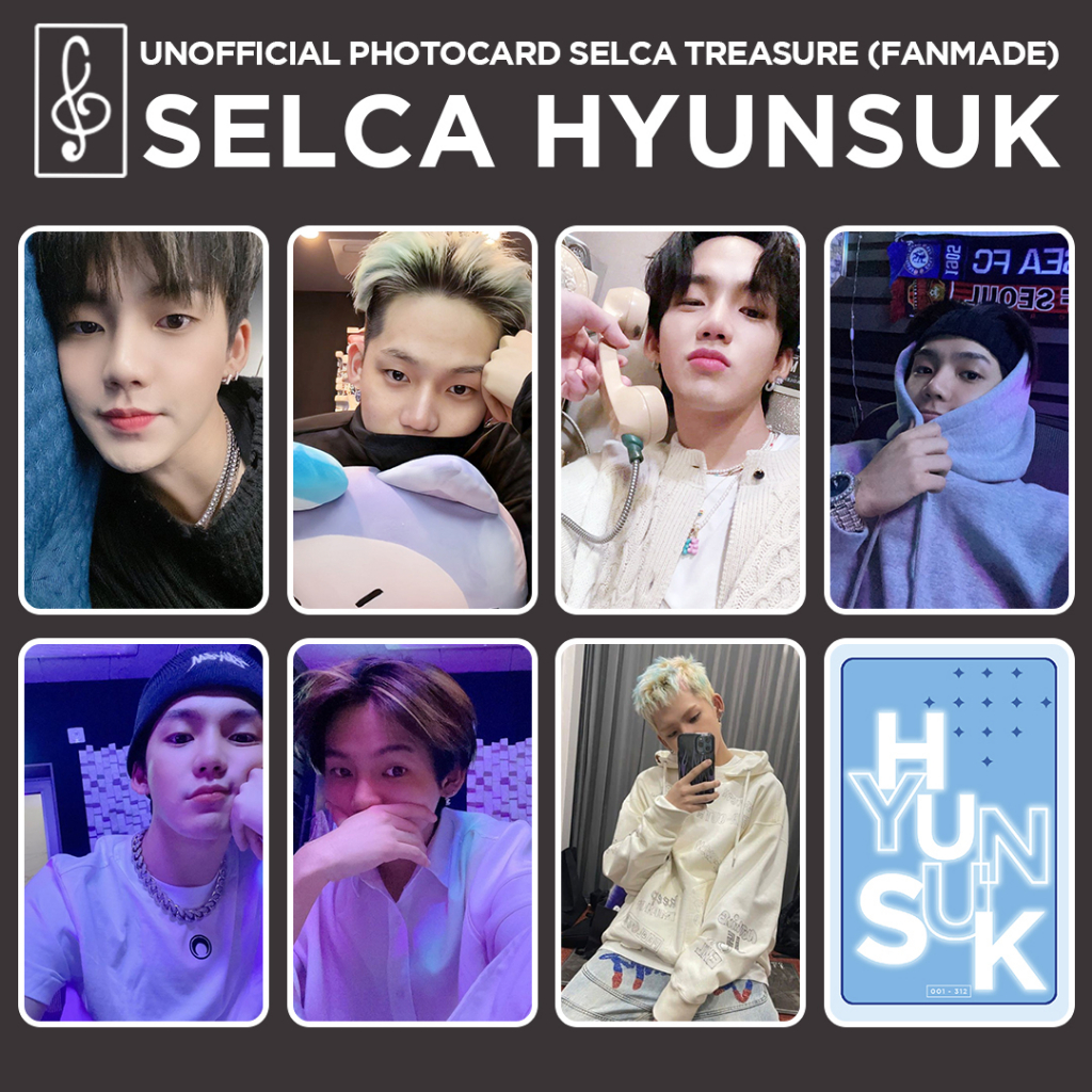 [SELCA TREASURE] HYUNSUK BOYFRIEND MATERIAL PHOTOCARD  UNOFFICIAL