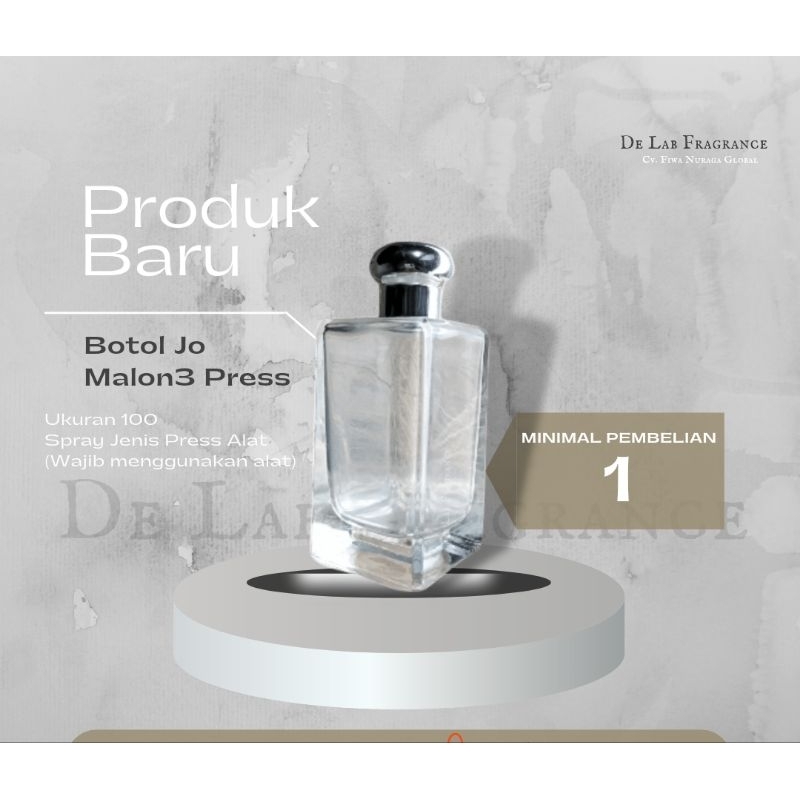 botol parfum 100 ml jo mal*n press/botol parfum kotak 100 ml/botol parfum parfum 100 ml