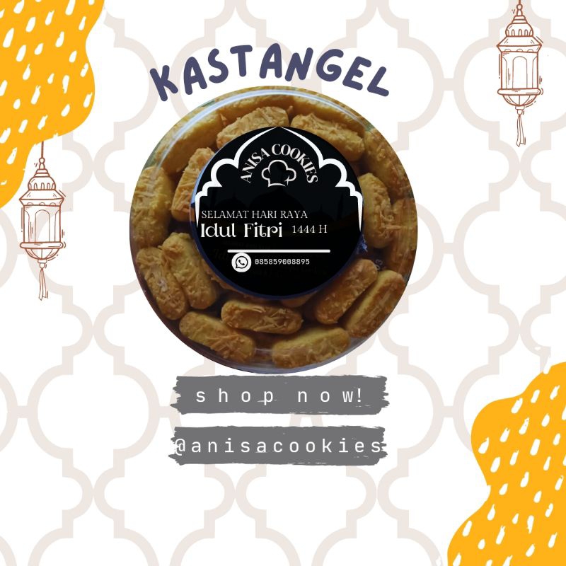 

KUE LEBARAN KASTANGEL COOKIES (premium Ingredient)