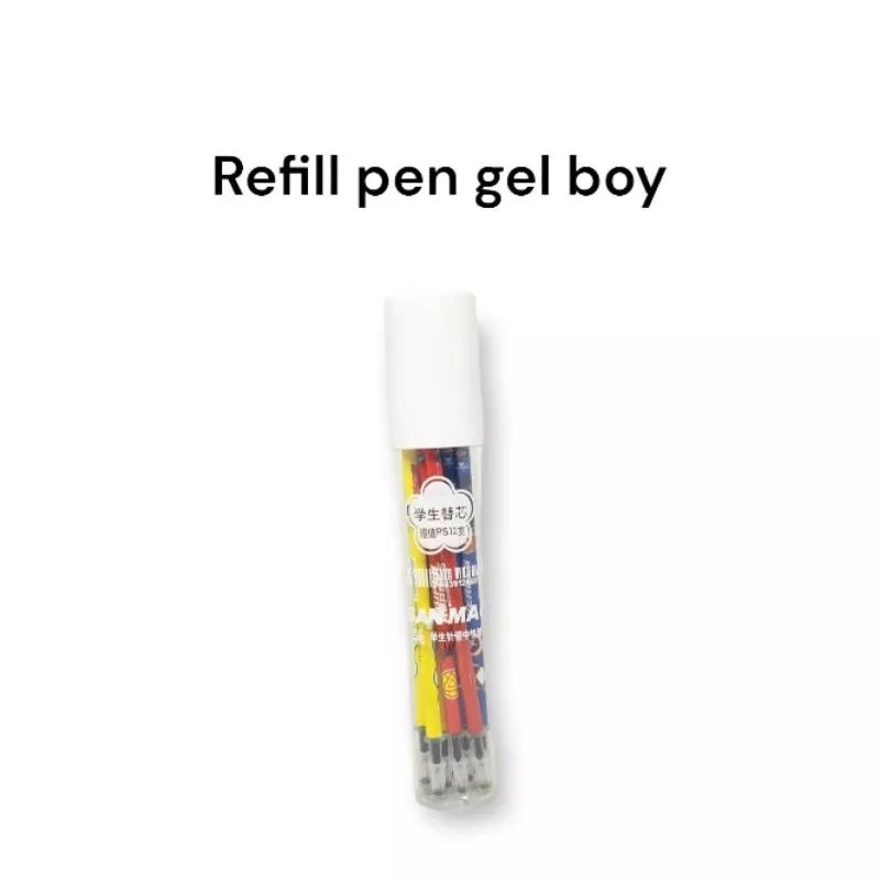 

REFILL PEN GEL KARAKTER BOY REFIL PULPEN GEL KARAKTER TABUNG